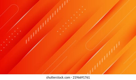 Dynamic abstract fluid geometric colorful gradient orange shape background. eps 10