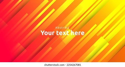 Dynamic abstract fluid geometric colorful gradient orange shape background.