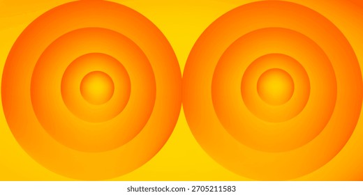 Fondo geométrico de forma naranja degradado colorido fluido abstracto dinámico.