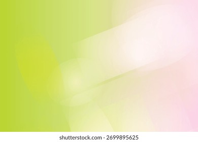 Dynamic abstract geometric shapes in dark gray and black against a soft green to pink gradient background.