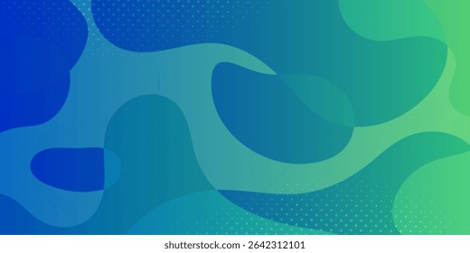 Dynamic abstract gradient background with fluid curve. fluid shapes and line composition with trendy gradients.