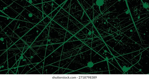 Fondo verde abstracto dinámico del grunge. Fondo verde dinámico del Vector