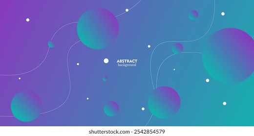 Dynamic and abstract green and purple gradient pattern background. Simple and attractive pattern. eps10