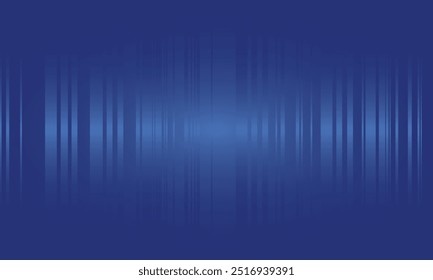 Dynamic and abstract image vertical stripes in shades of blue, reminiscent of sound waves. Perfect for projects related to music, technology, or energy.