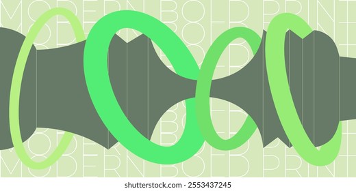 Dynamic abstract layout in horizontal format. Radiant rotational symmetry paired with raw industrial flair. Perfect for minimalist event or publication cover. Modern art piece with strong visual