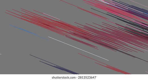 Dynamic abstract lines in vibrant colors and diverse shapes forming a compelling visual background suitable for modern design and artistic use