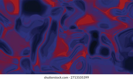 Animación líquida Abstractas dinámica en Colores rojos y azules con fondo de movimiento fluido, abstractos de plástico, Regalías de stock.