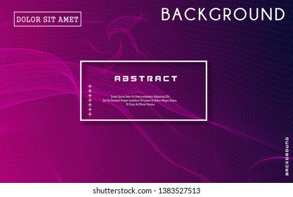 Dynamic abstract liquid flow particles background. Shining abstract particle flow background. Futuristic background