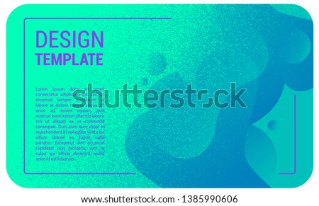 Dynamic abstract liquid. Futuristic background with shaps combination.
Fluid vector green, blue gradient design for web page, banner, presentation, social media, ad. Vector illustration template.