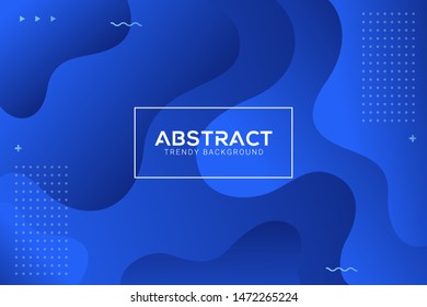 Dynamic abstract liquid trendy color gradation background 