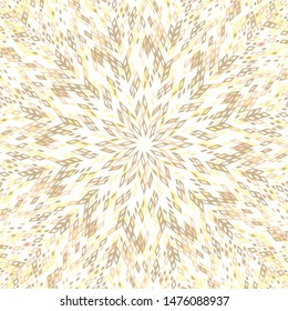 Dynamic abstract mosaic background - hypnotic circular colorful psychedelic vector illustration with geometrical tiles