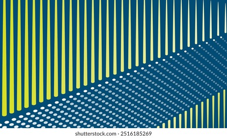 Dynamic Abstract Pattern with Neon Lines and Dots, a visually striking and captivating design featuring vibrant, neon-coloured lines and dots arranged in a mesmerizing pattern. The bold contrast 