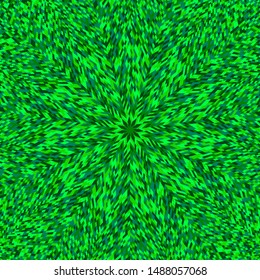 Dynamic abstract radial tiled mosaic pattern background design - circular colorful vector illustration from geometrical tiles