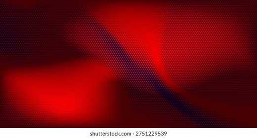 Dynamic abstract red background featuring halftone dot pattern combined with smooth flowing wave shapes and gradient lighting. The modern dotted texture creates a bold futuristic design suitable for banners, posters, websites, presentations, and digital graphic layouts.