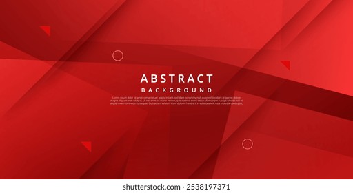 dynamic abstract red liquid color gradient wavy geometric fluid shape background. eps10 vector