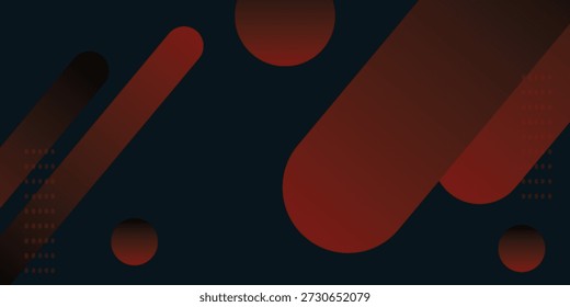 Fondo geométrico ondulado de la forma del fluido del gradiente del color líquido rojo abstracto dinámico. EPS10 Vector