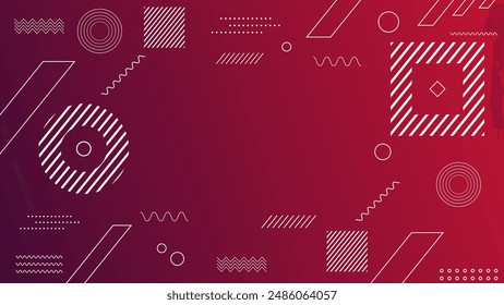 Dynamic Abstract Red and White Geometric Vector Background. Versatile Design for Energetic Presentations, Web Design, Creative Branding Projects, and Impactful Marketing Campaigns