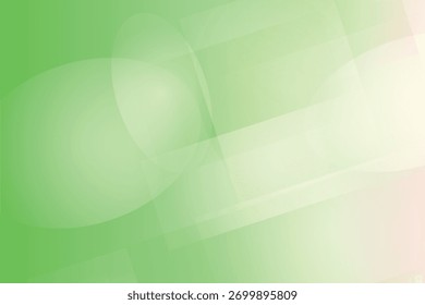 Dynamic abstract shapes with a green gradient background, creating a modern and energetic feel.