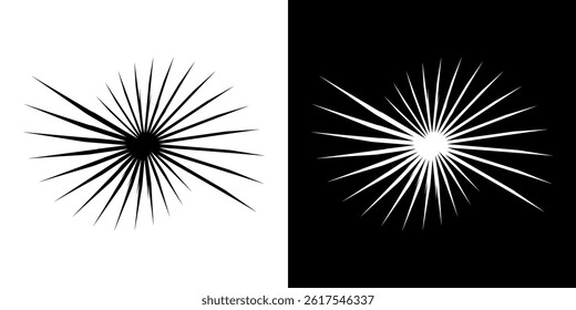 Dynamic abstract spiral sound wave rhythm lines. Circular spiral sound wave rhythm of lines. Circular futuristic abstract lines, black and white background.