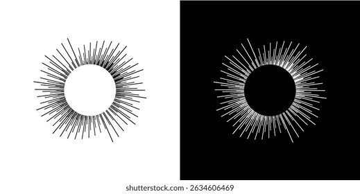 Dynamic abstract spiral sound wave rhythm lines. Circular spiral sound wave rhythm of lines. Circular futuristic abstract lines, black and white background.	
