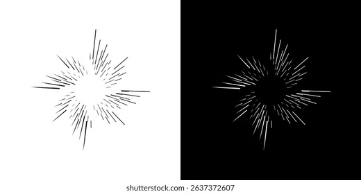 Dynamic abstract spiral sound wave rhythm lines. Circular spiral sound wave rhythm of lines. Circular futuristic abstract lines, black and white background.