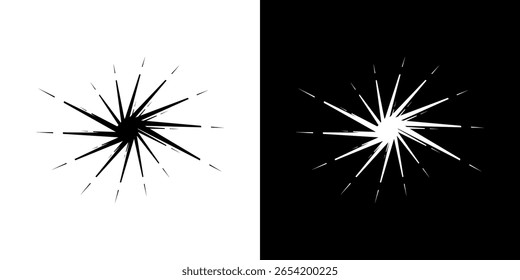 Dynamic abstract spiral sound wave rhythm lines. Circular spiral sound wave rhythm of lines. Circular futuristic abstract lines, black and white background.	