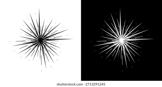 Dynamische abstrakte Spiral-Schallwellen-Rhythmuslinien. Kreisförmige Spirale Schallwelle Rhythmus von Linien. Zirkuläre futuristische abstrakte Linien, schwarz-weißer Hintergrund.