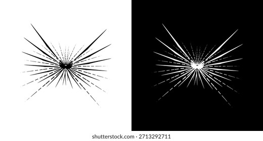 Dynamische abstrakte Spiral-Schallwellen-Rhythmuslinien. Kreisförmige Spirale Schallwelle Rhythmus von Linien. Zirkuläre futuristische abstrakte Linien, schwarz-weißer Hintergrund.	
