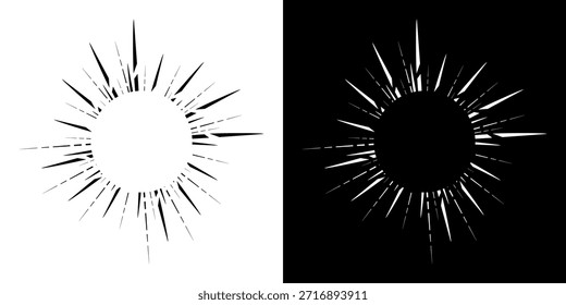 	
Líneas dinámicas abstractas del ritmo de ondas de sonido en espiral. Onda de sonido circular en espiral con ritmo de líneas. Líneas abstractas futuristas circulares, fondo blanco y negro.	
