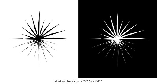 Dynamische abstrakte Spiral-Schallwellen-Rhythmuslinien. Kreisförmige Spirale Schallwelle Rhythmus von Linien. Zirkuläre futuristische abstrakte Linien, schwarz-weißer Hintergrund.	