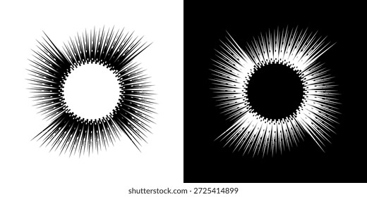 	
Dynamic abstract spiral sound wave rhythm lines. Circular spiral sound wave rhythm of lines. Circular futuristic abstract lines, black and white background.	
