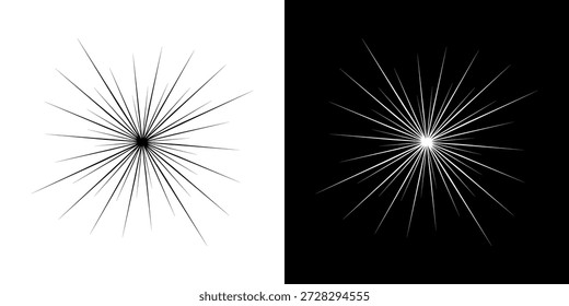 Dynamic abstract spiral sound wave rhythm lines. Circular spiral sound wave rhythm of lines. Circular futuristic abstract lines, black and white background.