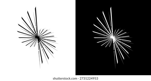 Dynamische abstrakte Spiral-Schallwellen-Rhythmuslinien. Kreisförmige Spirale Schallwelle Rhythmus von Linien. Zirkuläre futuristische abstrakte Linien, schwarz-weißer Hintergrund.	

