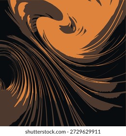 Dynamic Abstract Swirls, Artistic Design, Digital Art, Modern Aesthetics, Vibrant Colors, Minimalist Style