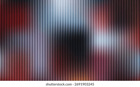 A dynamic abstract texture with a vertical striped overlay set against a soft, bright light gradient. The pattern gives the image a modern, high-tech, or holographic feel.