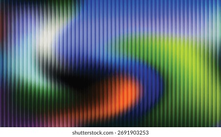 A dynamic abstract texture with a vertical striped overlay set against a soft, bright light gradient. The pattern gives the image a modern, high-tech, or holographic feel.