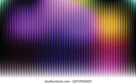 A dynamic abstract texture with a vertical striped overlay set against a soft, bright light gradient. The pattern gives the image a modern, high-tech, or holographic feel.