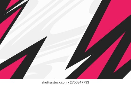 Plano de fundo vetorial abstrato dinâmico com linhas geométricas, contraste de cores arrojadas e design mínimo moderno para pôster, marcas e modelo digital