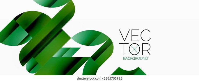 Dynamic abstract vector background. Harmonious fusion of circles, squares, and triangles. Geometric elements intertwine to create mesmerizing backdrop. Each shape contributes to kaleidoscope of forms