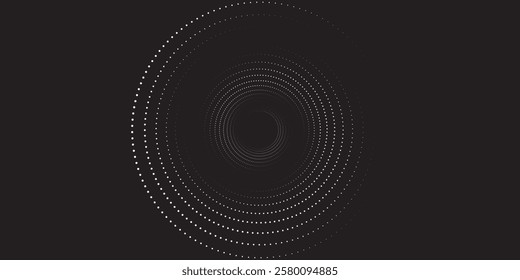 Dynamic abstract vector background spiral sound wave rhythm lines