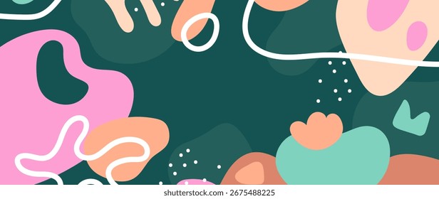 Dynamic abstract wallpaper with bold shapes, great for stylish home decor and digital backgrounds.