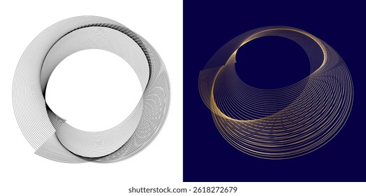 Dynamic Abstract Wireframe Shapes — Futuristic Data Flow and Scientific Visualization Backgrounds for Technology, Business, and Digital Innovation Projects