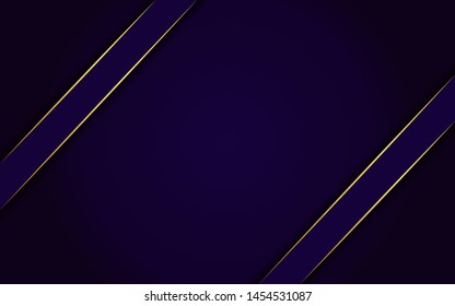 dynamic abtract dark navy background with gold line. background abstract modern design. eps 10 vector editable files