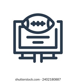 Dynamic Ads Vector Icon Illustration for Big Game Excitement