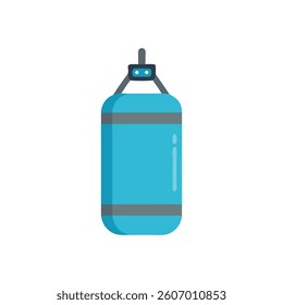 Dynamic Aqua Training Bag Icon for Workouts. Design of Fitness and Gym Icons.