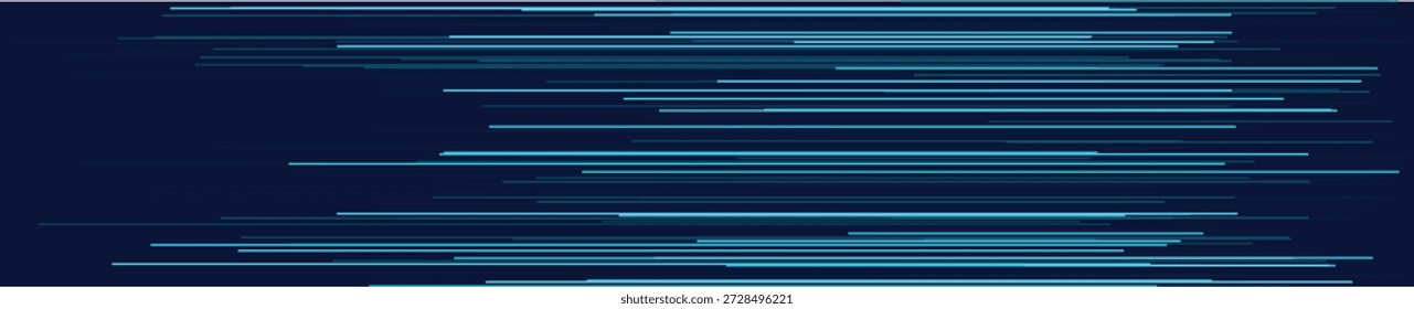 A dynamic arrangement of blue lines on a dark backdrop, creating a futuristic and sleek visual effect.