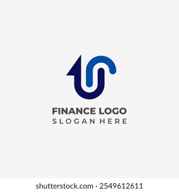 Dynamic Arrow Logo for Financial Services Companies