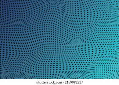 Dynamic art design. Modern wavy illustration. Creative illustration for banner, card, booklet. Technology design. Monochrome horizontal  line 