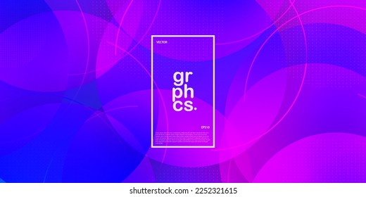 Dynamic background abstract. Gradient pink to purple with lines. You can use this background for your content like as video, promotion, blogging, social media, website etc. Eps10 vector