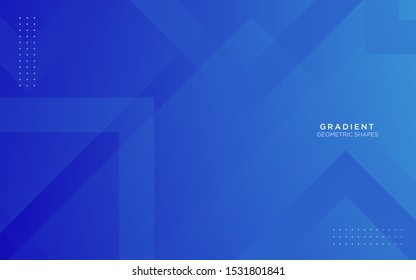 dynamic background with blue gradient color, abstract shape wallpaper, vector.
